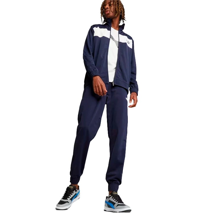 Trening pt Barbati Puma Poly Suit cl S Albastru photo 2