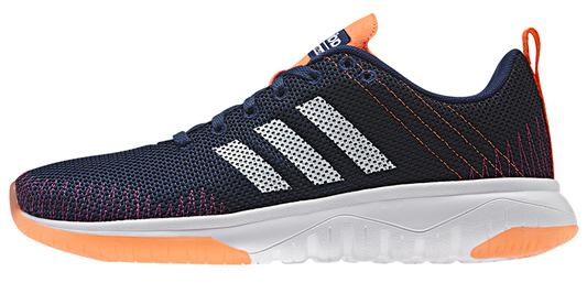 Кроссовки Adidas CLOUDFOAM SUPER FLEX W NEO / Женский / 37.5 / Темно-синий/Оранжевый photo 1 Кроссовки Adidas CLOUDFOAM SUPER FLEX W NEO / Женский / 37.5 / Темно-синий/Оранжевый photo 1