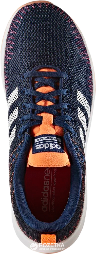 Кроссовки Adidas CLOUDFOAM SUPER FLEX W NEO / Женский / 37.5 / Темно-синий/Оранжевый photo 3