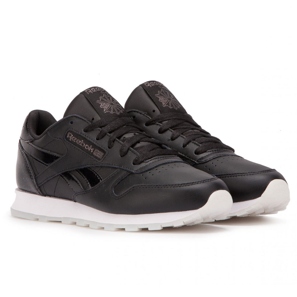 Кроссовки Reebok CL LTHR / Женский / 37.5 / Черный photo 2