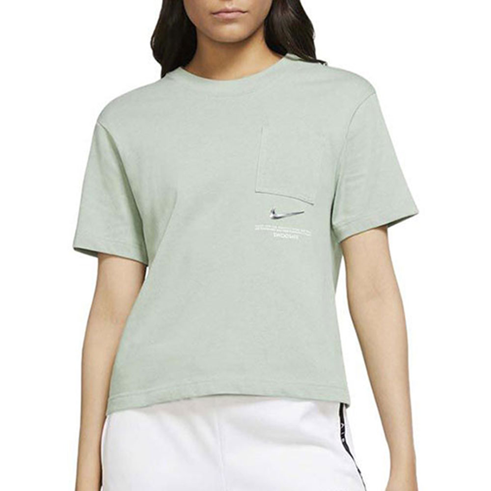Футболка Nike W NSW SWSH SS TOP L Зеленый Женский photo 1 Футболка Nike W NSW SWSH SS TOP L Зеленый Женский photo 1