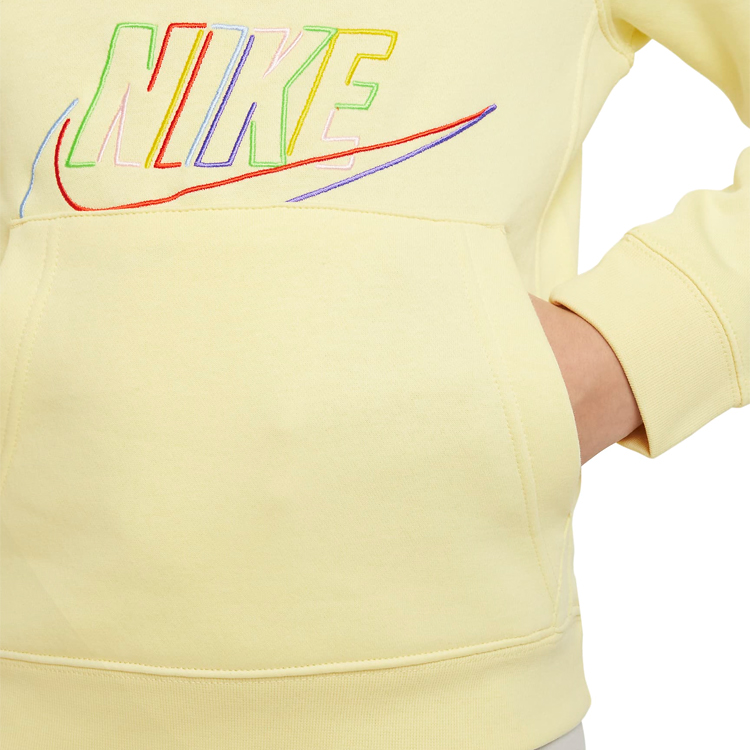 Hanorac Nike B NSW HOODIE HBR CORE / Barbati / XS / Galben photo 3
