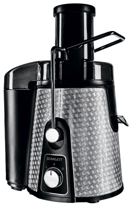 Соковыжималка центробежная Scarlett SCJE50S06, 0.75 л, 1200 Вт, 2 скоростей, Нержа.сталь с черным photo 1 Соковыжималка центробежная Scarlett SCJE50S06, 0.75 л, 1200 Вт, 2 скоростей, Нержа.сталь с черным photo 1