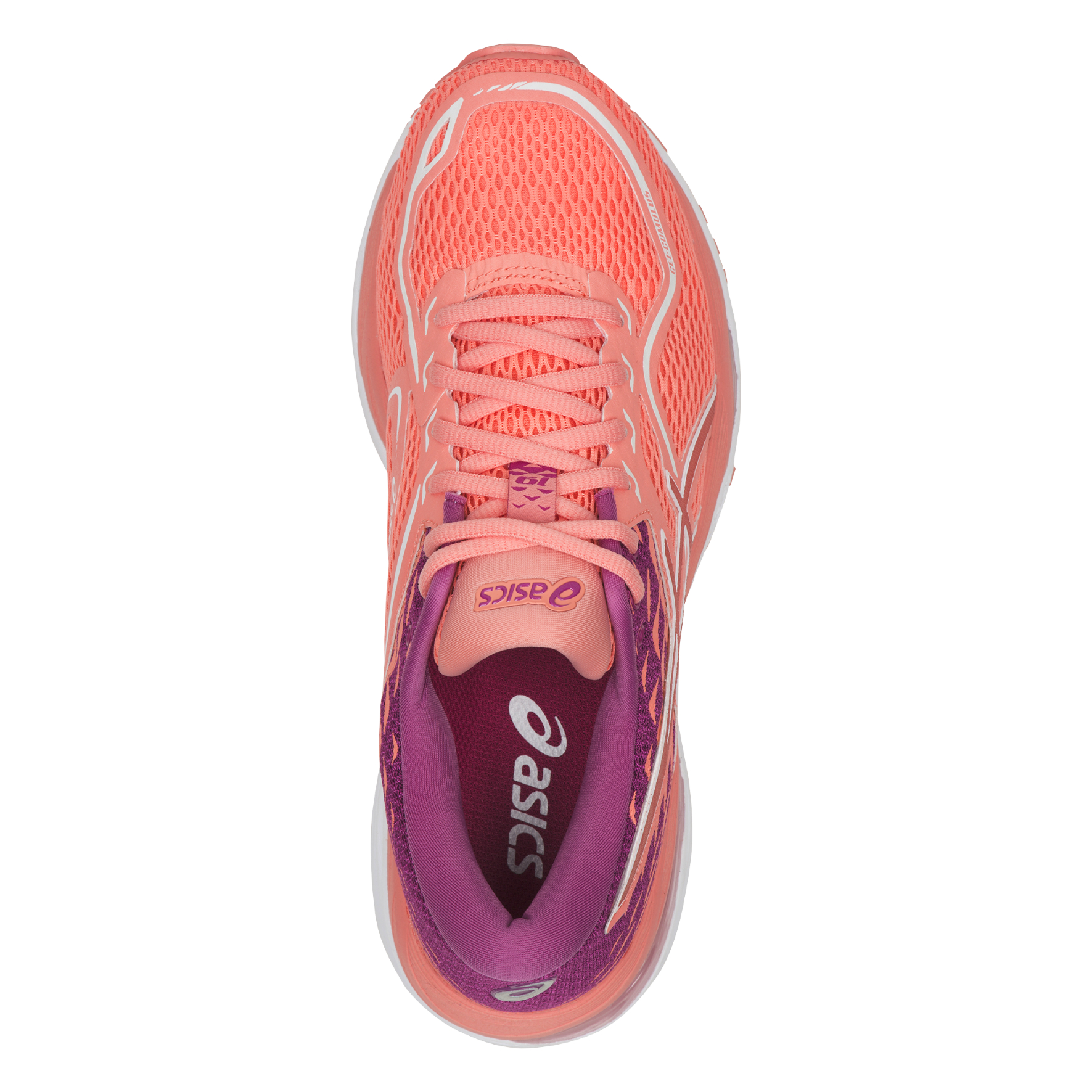 Кроссовки Asics GEL-CUMULUS 19 / Женский / 37.5 / Оранжевый/Фиолетовый photo 7