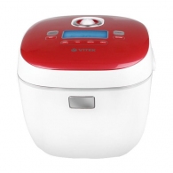 Multifierbator Vitek VT4206, 800 W, 9 programe, Alb cu rosu thumbnav 3