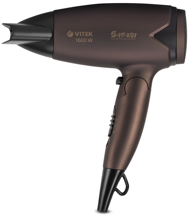 Фен Vitek VT-8206 1600W Коричневый photo 1 Фен Vitek VT-8206 1600W Коричневый photo 1