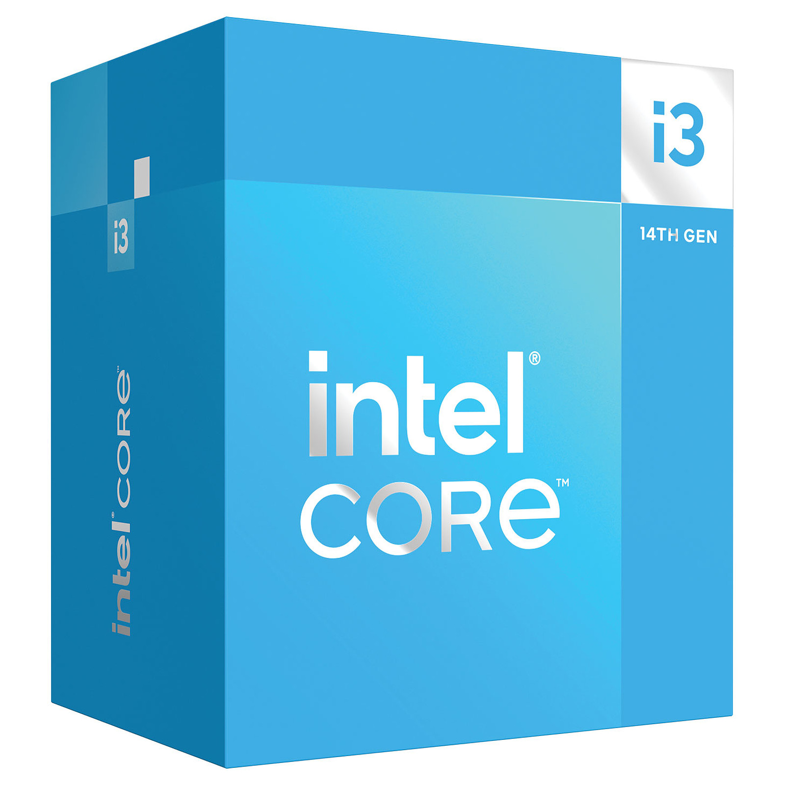 Intel® Core™ i3-14100F, S1700, 3.5-4.7GHz, 4C (4P+0Е) / 8T, 12MB L3 + 5MB L2 Cache, No Integrated GPU, 10nm 58W, Box photo 1