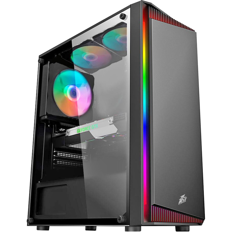 Carcasa Gaming 1STPLAYER RB-4 / no PSU / Side-Window / 1x120mm / ATX / Black photo 1 Carcasa Gaming 1STPLAYER RB-4 / no PSU / Side-Window / 1x120mm / ATX / Black photo 1