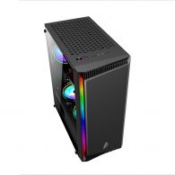 Carcasa Gaming 1STPLAYER RB-4 / no PSU / Side-Window / 1x120mm / ATX / Black thumbnav 3