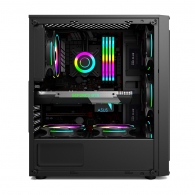 Carcasa Gaming 1STPLAYER RB-4 / no PSU / Side-Window / 1x120mm / ATX / Black thumbnav 4