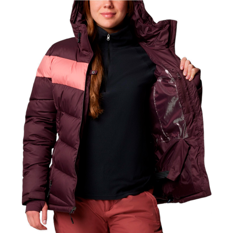 Scurta Columbia Abbott Peak II Insulated Jacket XS Bordo Femei photo 3