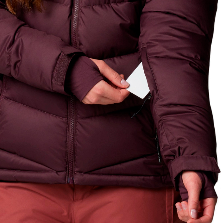 Scurta Columbia Abbott Peak II Insulated Jacket XS Bordo Femei photo 5
