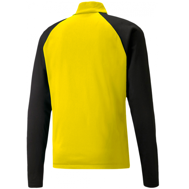Hanorac pt bărbați Puma teamLIGA 1/4 Zip Top S Galben-negru photo 2