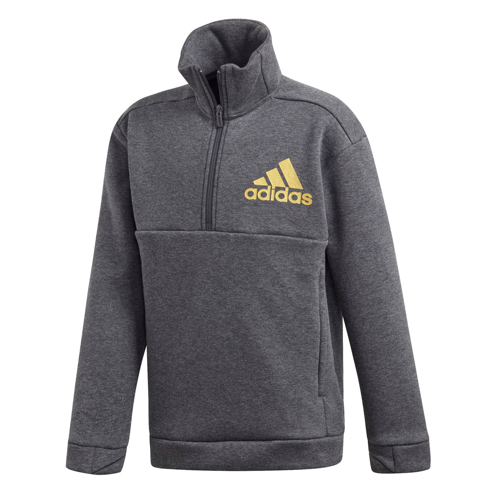 Толстовка Adidas YB ID HLD HD / Женский / 128 / Серый photo 1