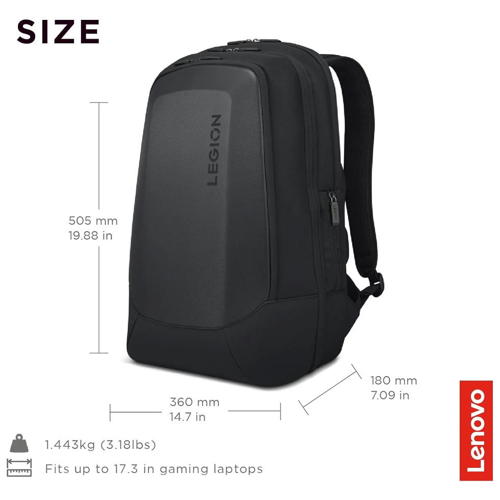 Rucsac p/u notebook Lenovo Armored Backpack II (GX40V10007) photo 12