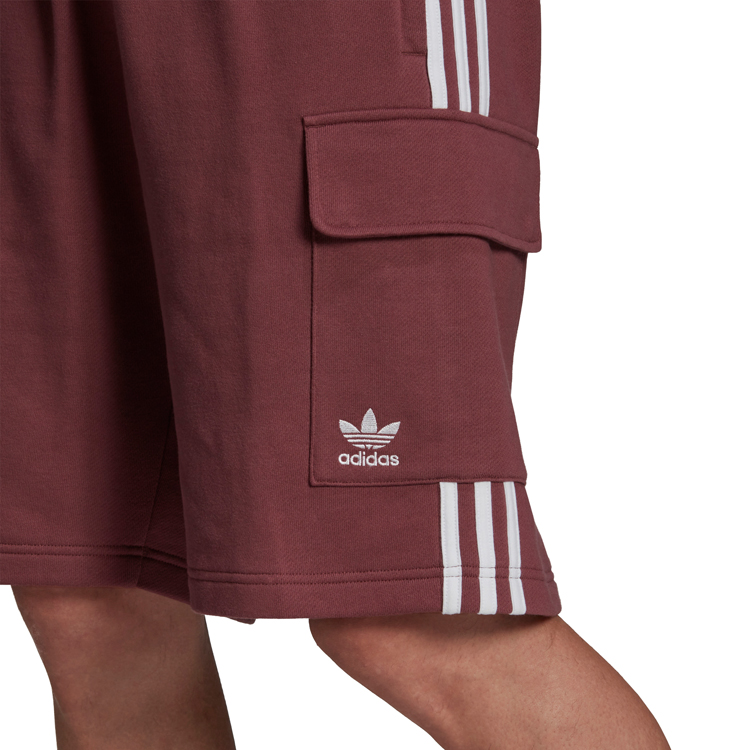 Sorti de bărbați Adidas 3S CARGO SHORT S Bordo photo 5