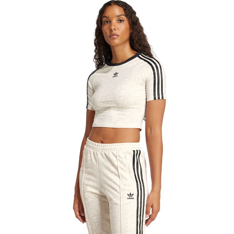 Tricou Adidas SNAKE BABY TEE XXS Alb Femei photo 3