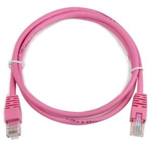 UTP Cat.5e Patch cord, 3m, Pink photo 2