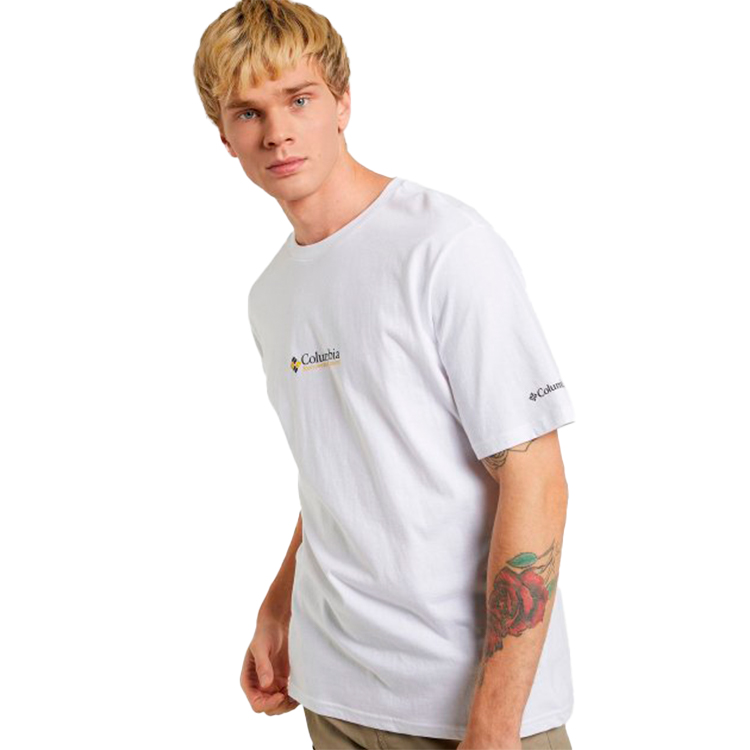 Футболка мужская Columbia CSC Basic Logo Short Sleeve Shirt S Белый photo 4