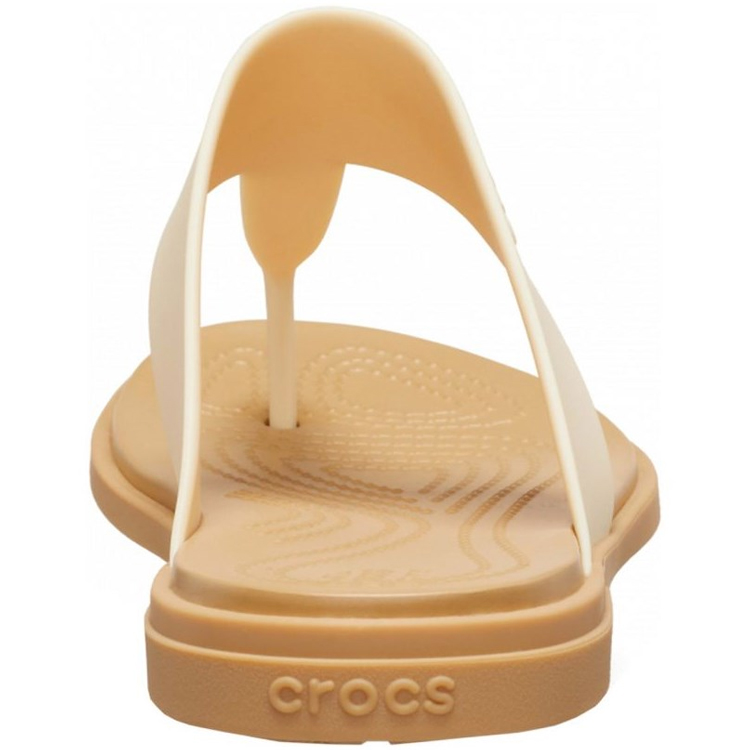 Slapi Crocs Tulum Flip W pt Femei / 36-37 / Bej photo 4