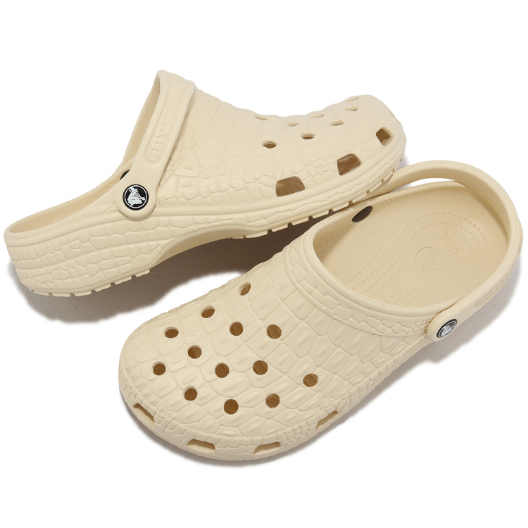 Slapi Crocs Crocskin Clog pt Femei / 37-38 / Bej photo 4