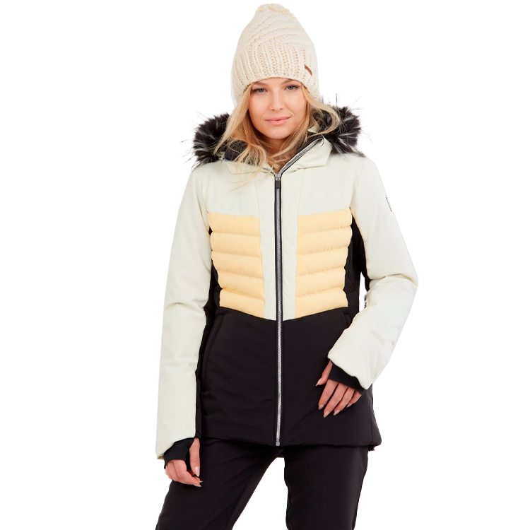 Scurta Fundango Salina Padded Jacket XS Bej-negru Femei photo 1 Scurta Fundango Salina Padded Jacket XS Bej-negru Femei photo 1