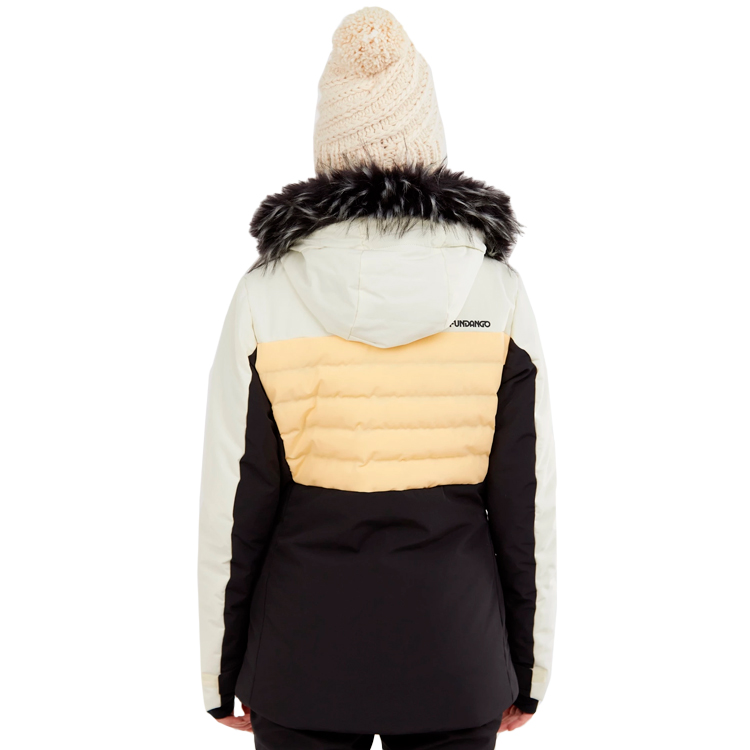 Scurta Fundango Salina Padded Jacket XS Bej-negru Femei photo 2