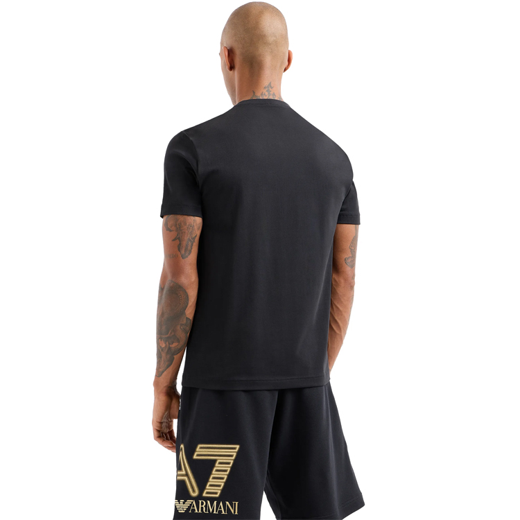 Tricou bărbătesc EA7 EMPORIO ARMANI T-Shirt M Negru photo 3
