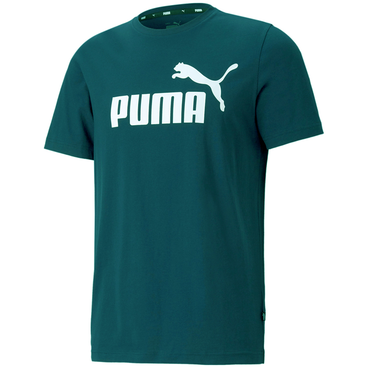 Tricou bărbătesc Puma ESS Logo Tee S Verde photo 1 Tricou bărbătesc Puma ESS Logo Tee S Verde photo 1
