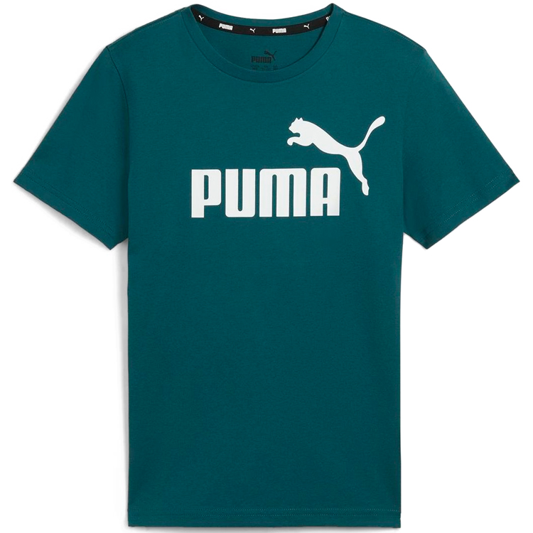 Tricou Puma ESS Logo Tee B / Unisex / 140 / Verde photo 1 Tricou Puma ESS Logo Tee B / Unisex / 140 / Verde photo 1