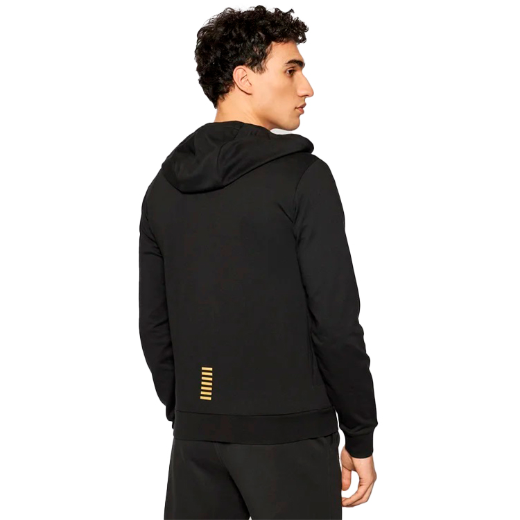 Hanorac pt bărbați EA7 EMPORIO ARMANI SWEATSHIRT S Negru photo 3