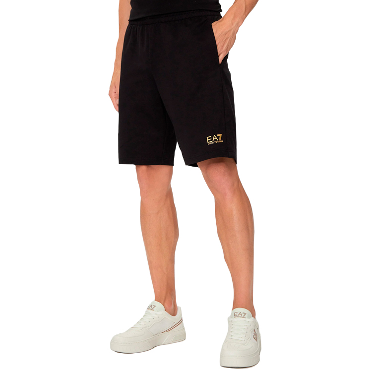 Sorti de bărbați EA7 EMPORIO ARMANI TRAIN CORE ID M SHORTS COFT CC S Negru photo 2