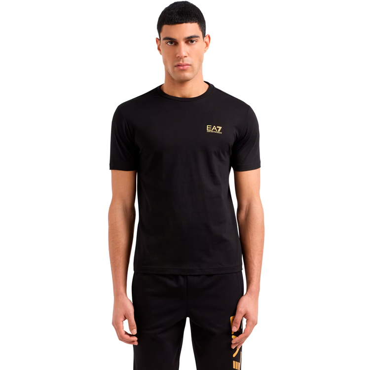 Tricou bărbătesc EA7 EMPORIO ARMANI TRAIN CORE ID M TEE SS CO CC S Negru photo 4