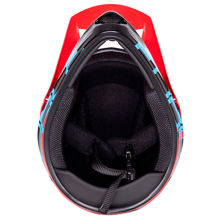 Casca de bicicleta Force TIGER downhill Negru-rosu-albastru 902108 photo 4