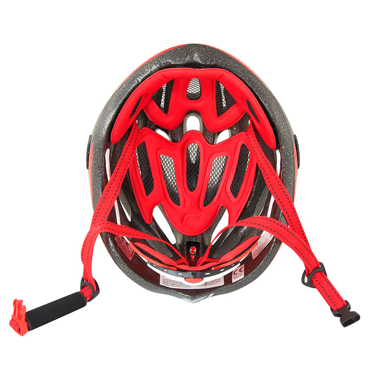 Casca de bicicleta Force ROAD Negru-rosu-alb 902608 photo 3