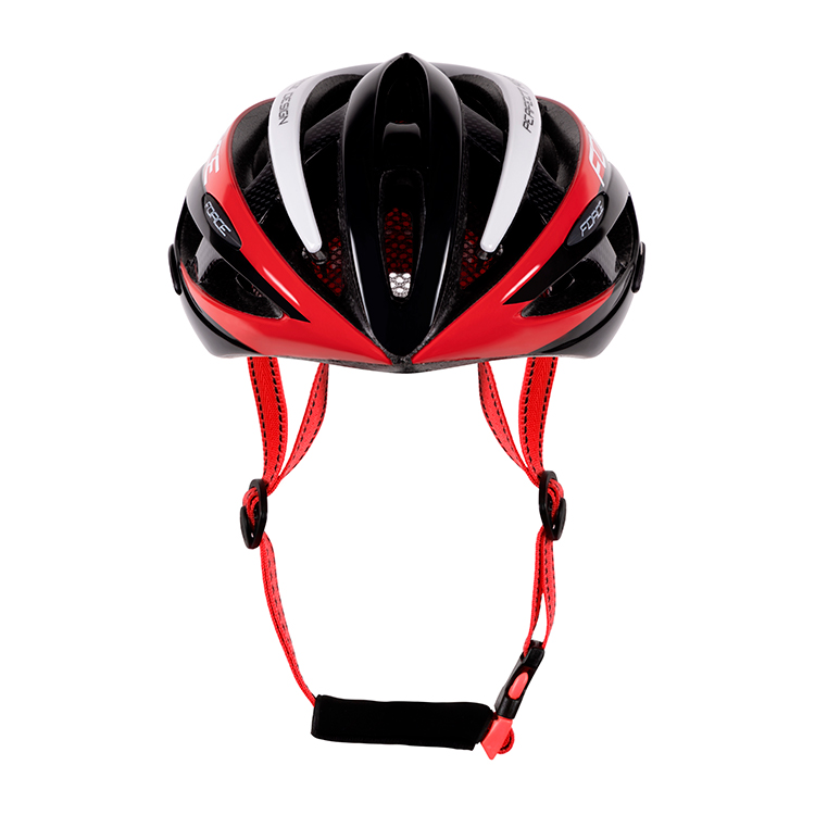 Casca de bicicleta Force ROAD Negru-rosu-alb 902608 photo 5