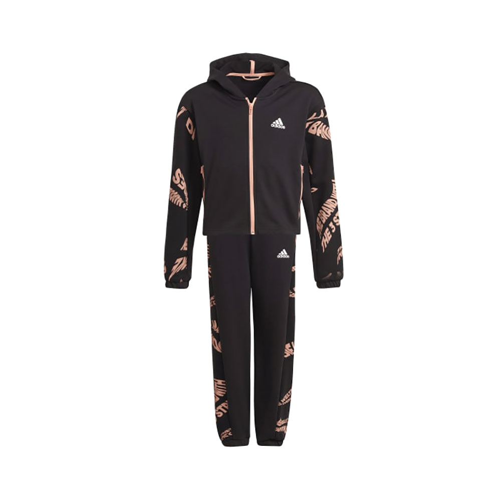 Costum sportiv Adidas G Hooded CO TS / Femei / 116 / Negru photo 1 Costum sportiv Adidas G Hooded CO TS / Femei / 116 / Negru photo 1