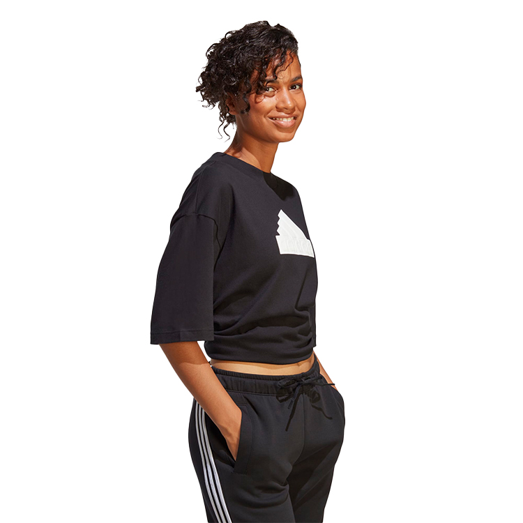 Футболка Adidas W FI BOS BF TEE 2XS Черный Женский photo 3