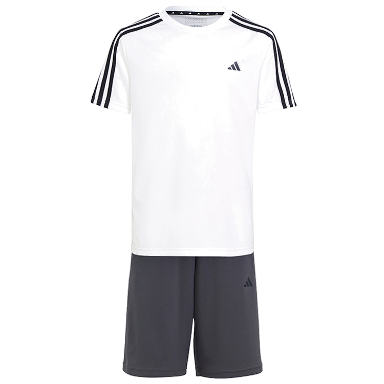 Set tricou + sorti Adidas U TR-ES 3S TSET photo 1 Set tricou + sorti Adidas U TR-ES 3S TSET photo 1