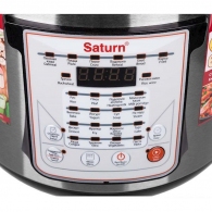 Multifierbator Saturn ST-MC9208, 860 W, 24 programe, Negru / Rosu thumbnav 3