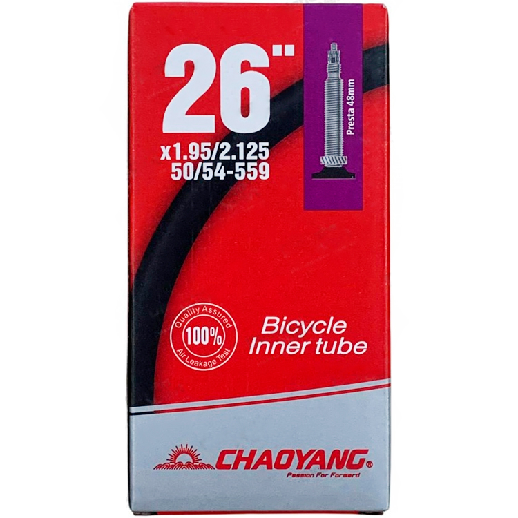 Camera bicicleta Chaoyang TY080208 26*1.95-2.125 FV 48 mm China photo 1 Camera bicicleta Chaoyang TY080208 26*1.95-2.125 FV 48 mm China photo 1