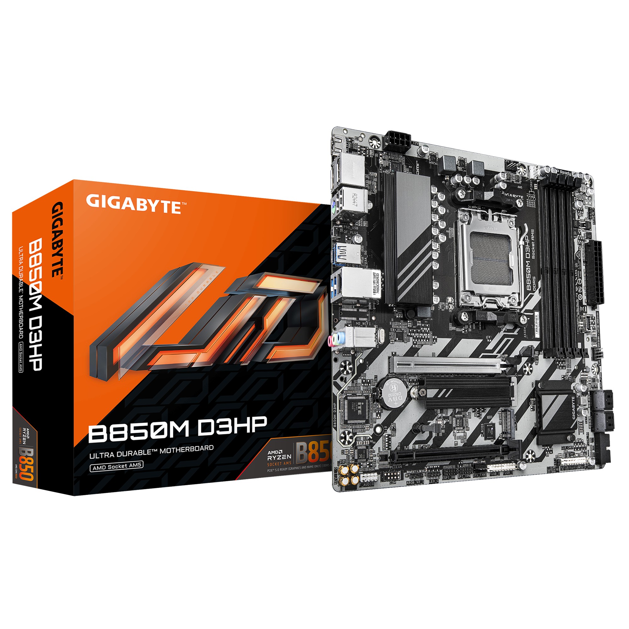 Placa de baza GIGABYTE B850M D3HP/ AM5 / B850 / DDR5 / mATX photo 1