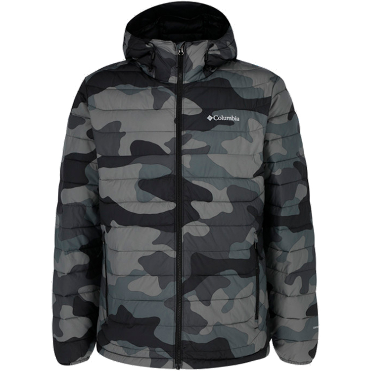 Geacă pt Barbati Columbia Powder Lite Hooded Jacket M Gri photo 2