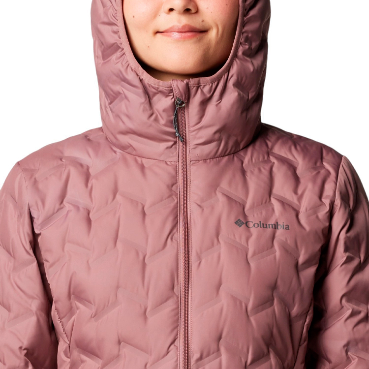 Куртка Columbia Delta Ridge II Long Down Jacket S Розовый Женский photo 3