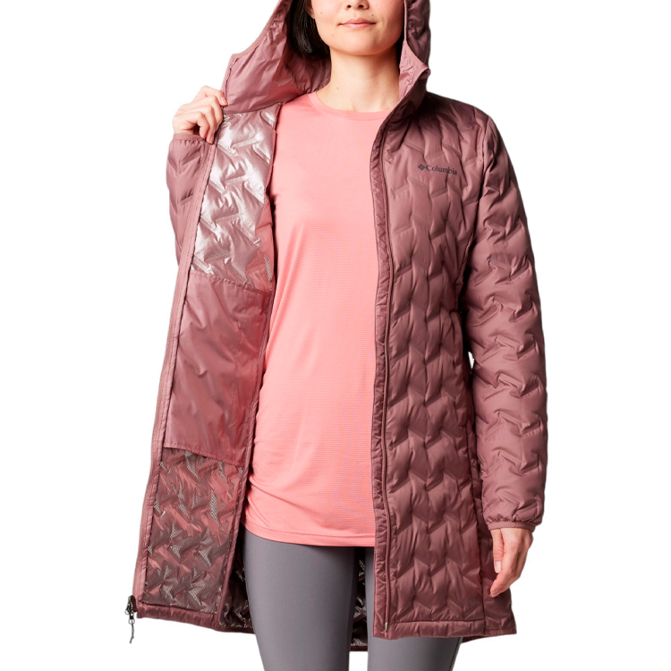 Куртка Columbia Delta Ridge II Long Down Jacket S Розовый Женский photo 4
