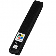 Centura de karate Mizuno WKF black belt thumbnav
