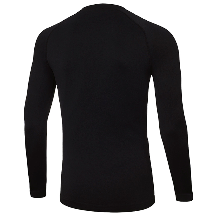 Tricou termica cu maneca lunga Mizuno Core Long Sleeve Underwear L Negru-alb Barbati photo 2
