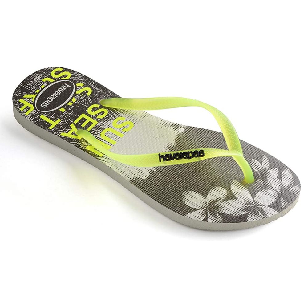 Slapi Havaianas SLIM PAISAGE pt Femei / 35/36 / Galben photo 3