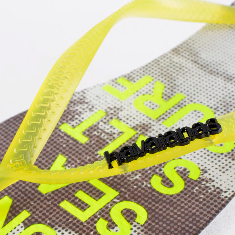 Slapi Havaianas SLIM PAISAGE pt Femei / 35/36 / Galben photo 5