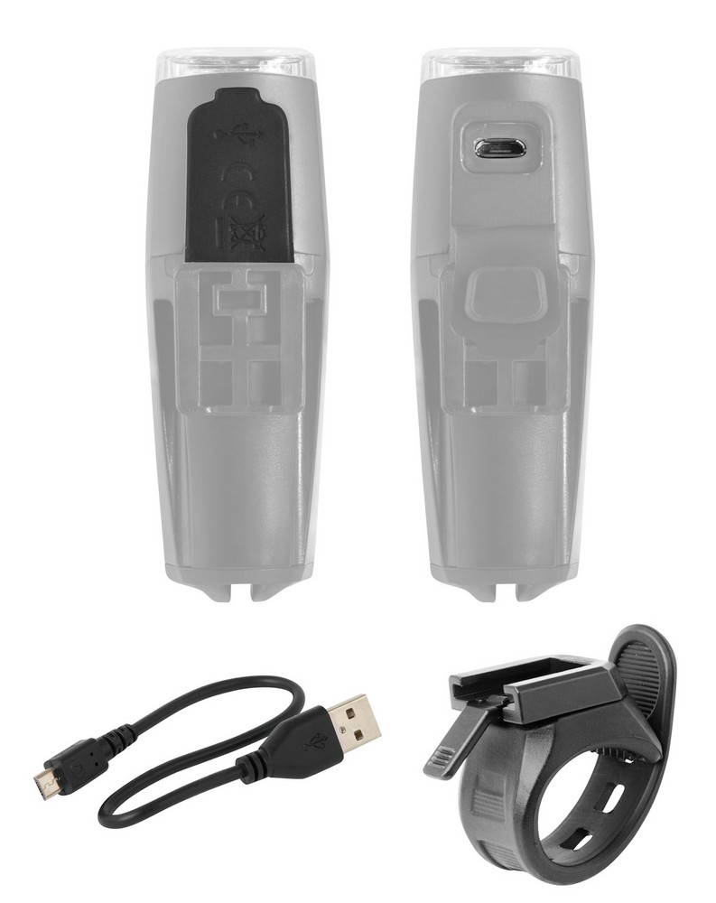 Fara fata Force SHARK 500LM USB photo 2